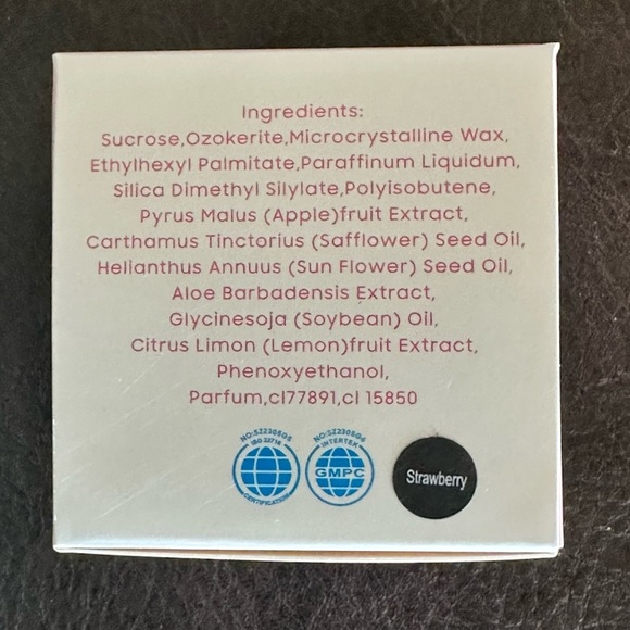 Natural Vegan Moisturizing Sugar Strawberry Lip Scrub 10g New in Box - Picture 5 of 6